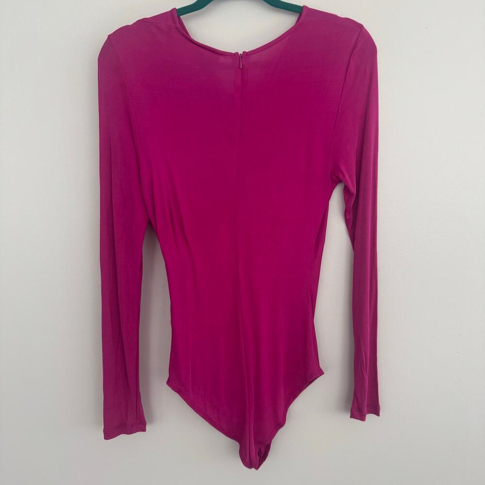 Farm Rio Long Sleeve Bodysuit in Pink - Picture 4 of 8